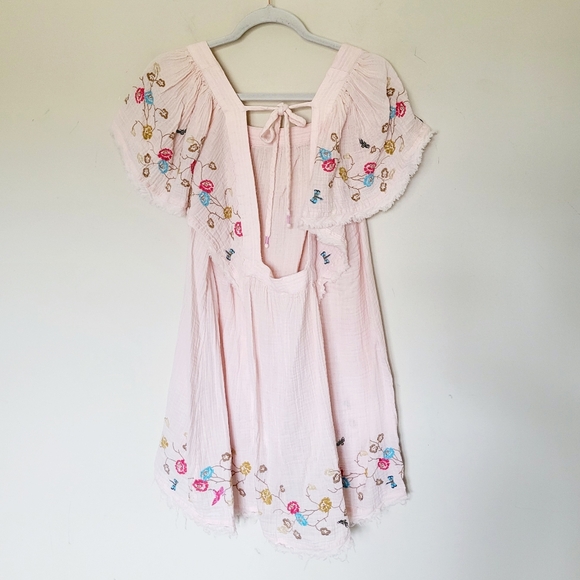 Anthropologie Yvette Lounge Dress in Pink - Picture 7 of 10